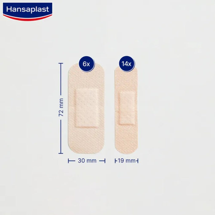 Hansaplast Sensitive Pflaster Hautton Light, 20 St. Pflaster
