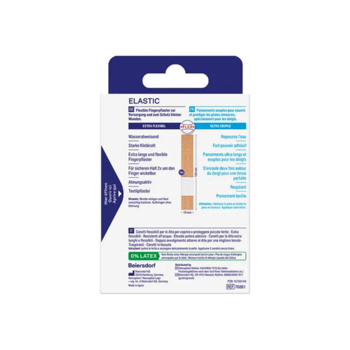 HANSAPLAST ELASTIC Fingerstrips, 16 pc Pansement