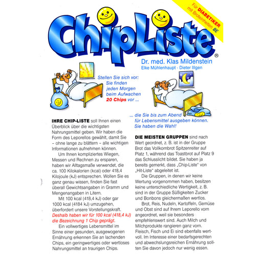ChipListe-Leporello, 1 St
