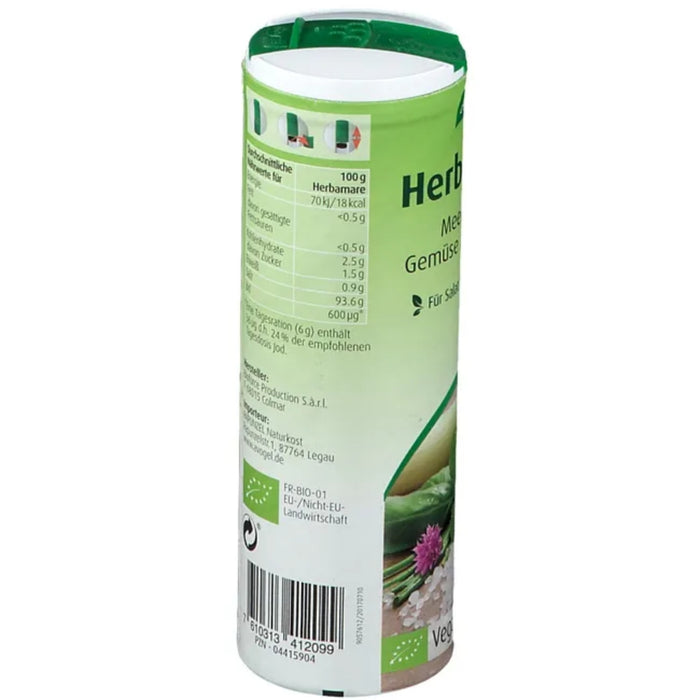 A.Vogel Herbamare Original Frischkräuter-Meersalz, 125 g Sel