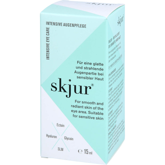 Skjur Intensive Augenpflege für eine glatte und strahlende Augenpartie, 15 ml Cream