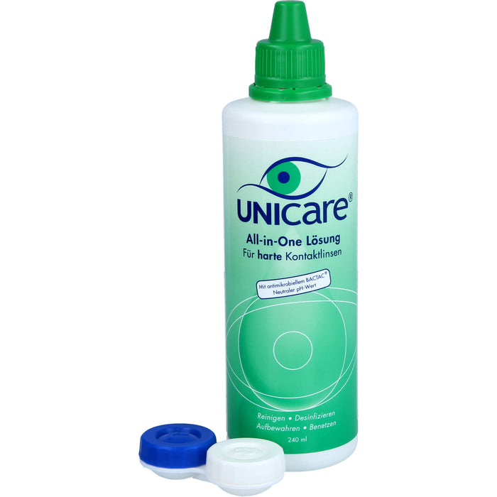 Unicare All-in-One Lös.f.alle harten Kontaktlinsen, 240 ml Solution