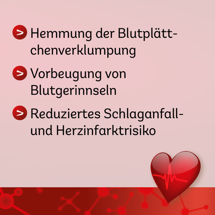 ASS Dexcel Protect 75 mg Tabletten bei Herz-Kreislauf-Erkrankungen, 100 pcs. Tablets