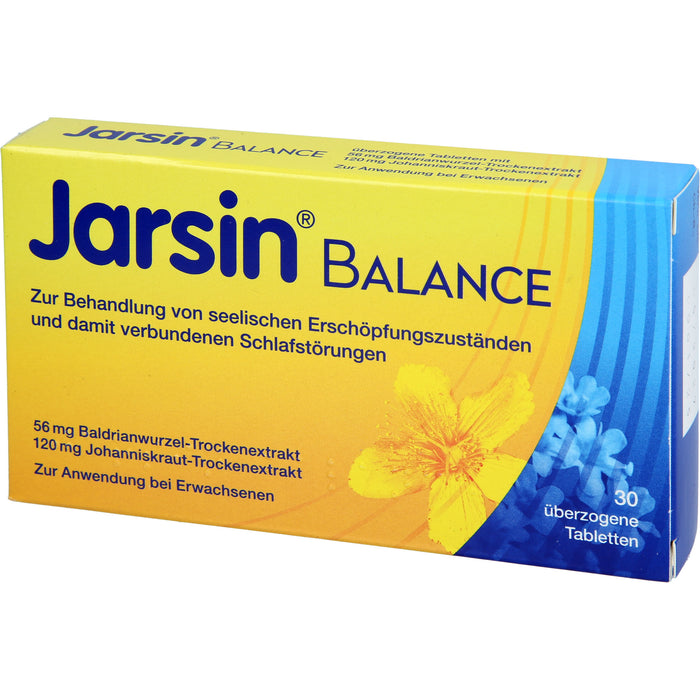 Jarsin Balance bei seelischen Erschöpfungszuständen, 30 pc Tablettes