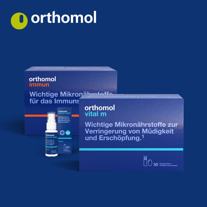 Orthomol Nemuri night - zur Verkürzung der Einschlafzeit - Heißgetränk mit Melatonin und Hopfen-Extrakt - Granulat, 15 St. Tagesportionen