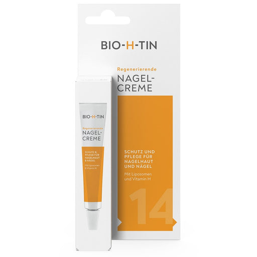 BIO-H-TIN Regenerierende Nagelcreme: Intensive Pflege für Nägel und Nagelhaut, 8 ml Creme