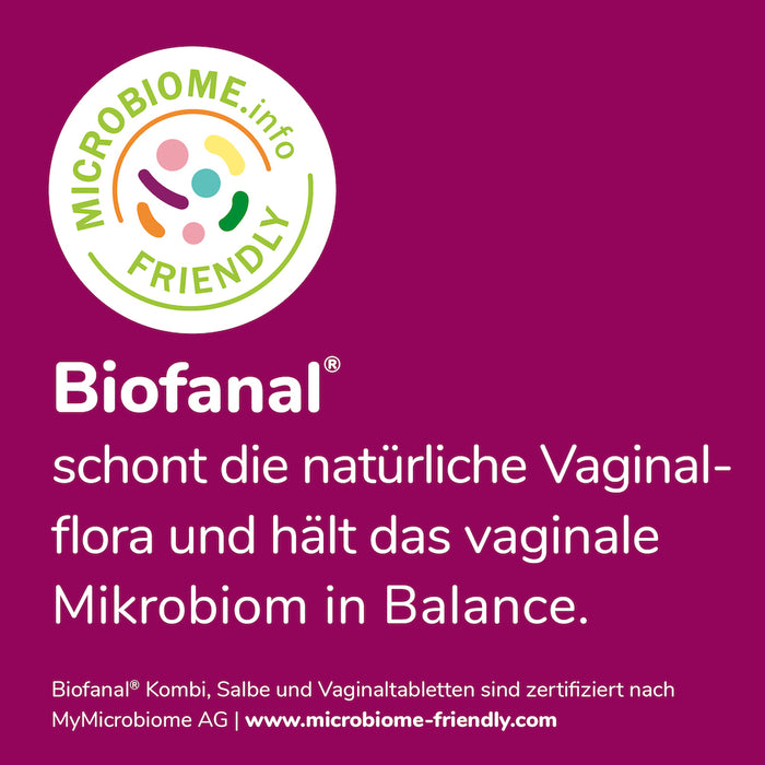 Biofanal bei Scheidenpilz Vaginaltabletten 100 000 I.E., 6 pcs. Tablets