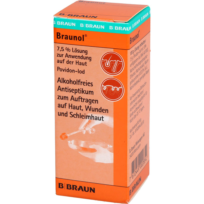 Braunol 7,5% Haut- und Schleimhautantiseptik Lösung, 30 ml Solution