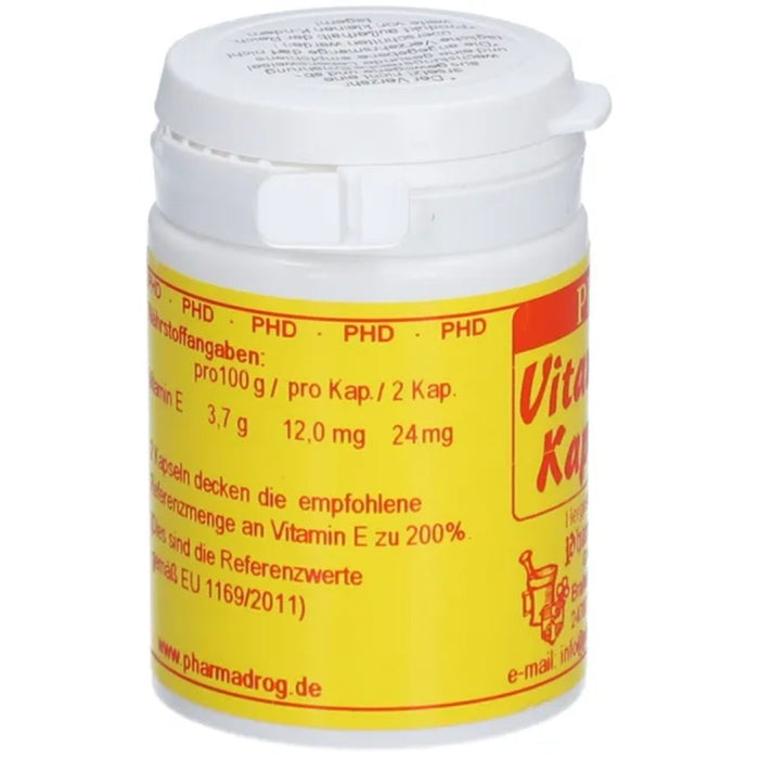 PHD Vitamin E Kapseln, 100 St. Kapseln