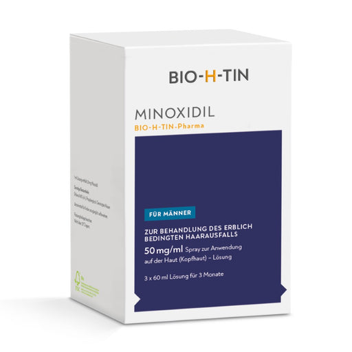 Minoxidil BIO-H-TIN Pharma 50 mg/ml für Männer, 180 ml Lösung