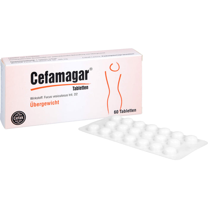 Cefamagar Tabletten bei Übergewicht, 60 pc Tablettes