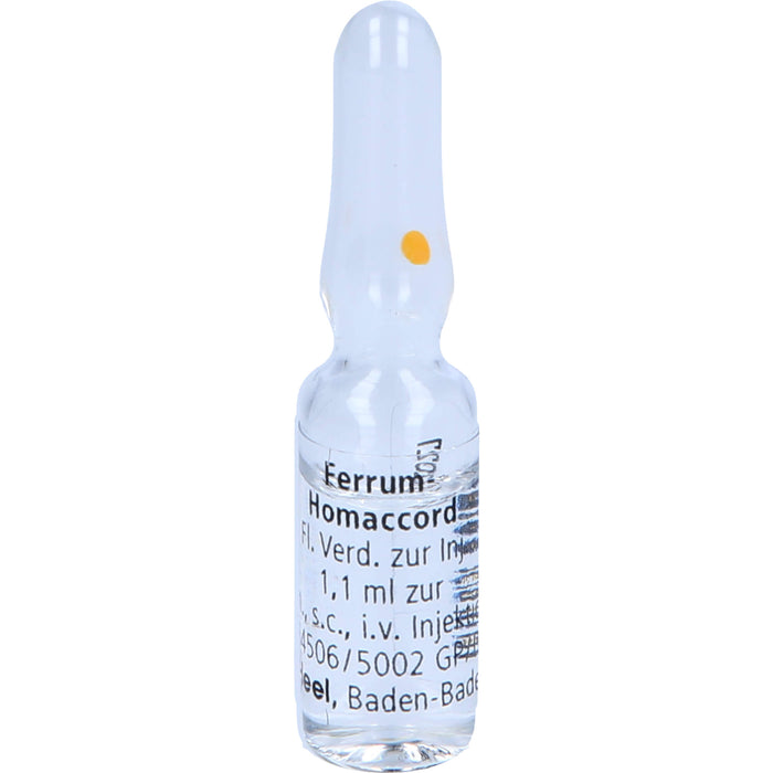 Ferrum-Homaccord  Inj.-Lsg., 10 pc Ampoules