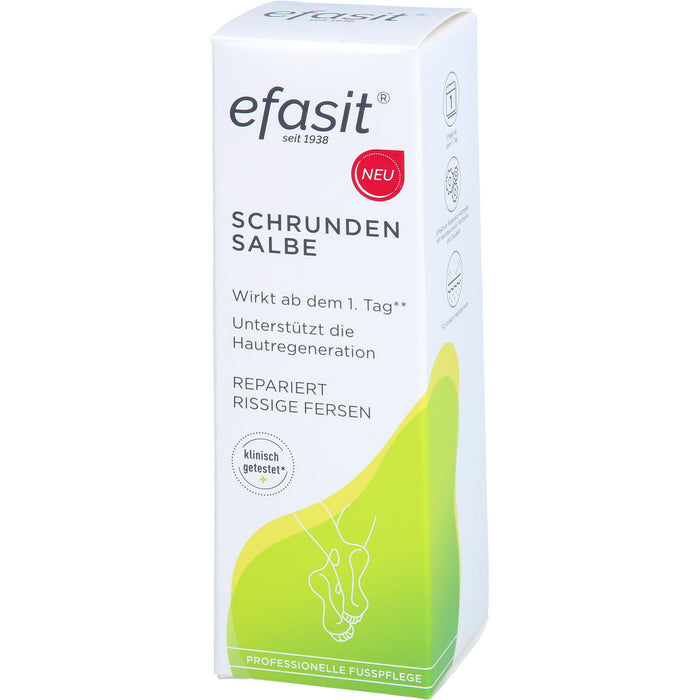 Efasit Schrunden Salbe repariert rissige Fersen, 60 ml Ointment