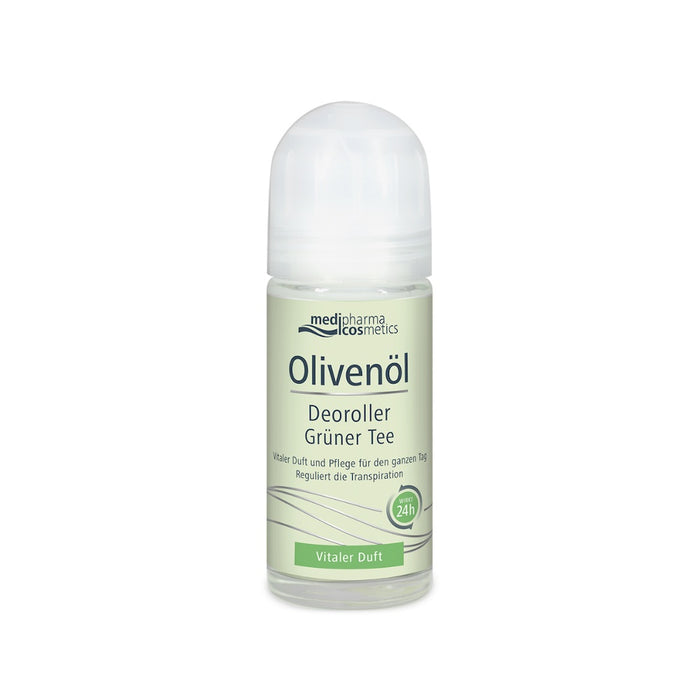 Medipharma Cosmetics Olivenöl Deoroller grüner Tee, 50 ml Roll-On