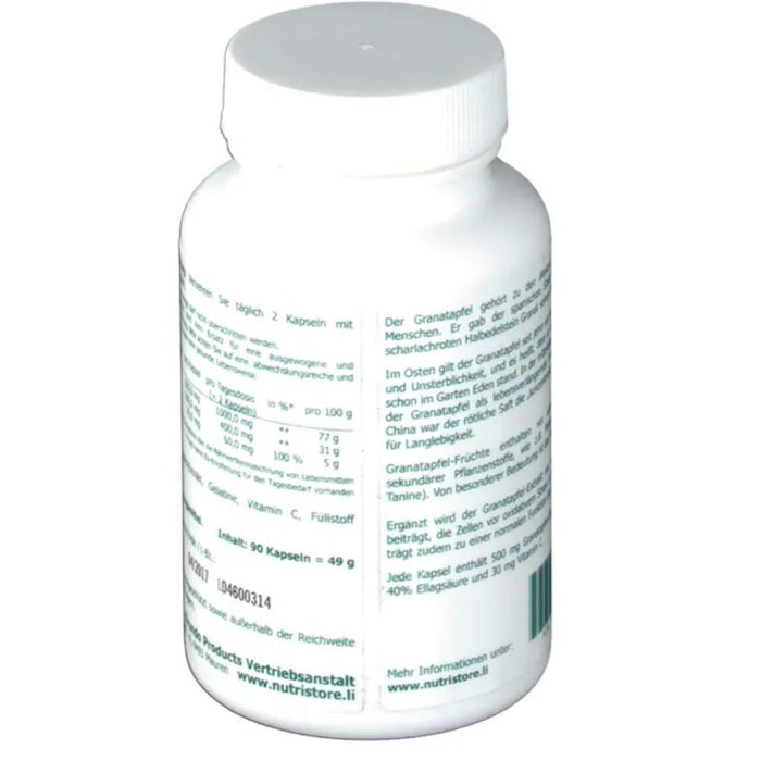 The Nutri Store Granatapfel Extrakt 500 mg Kapseln, 90 St. Kapseln