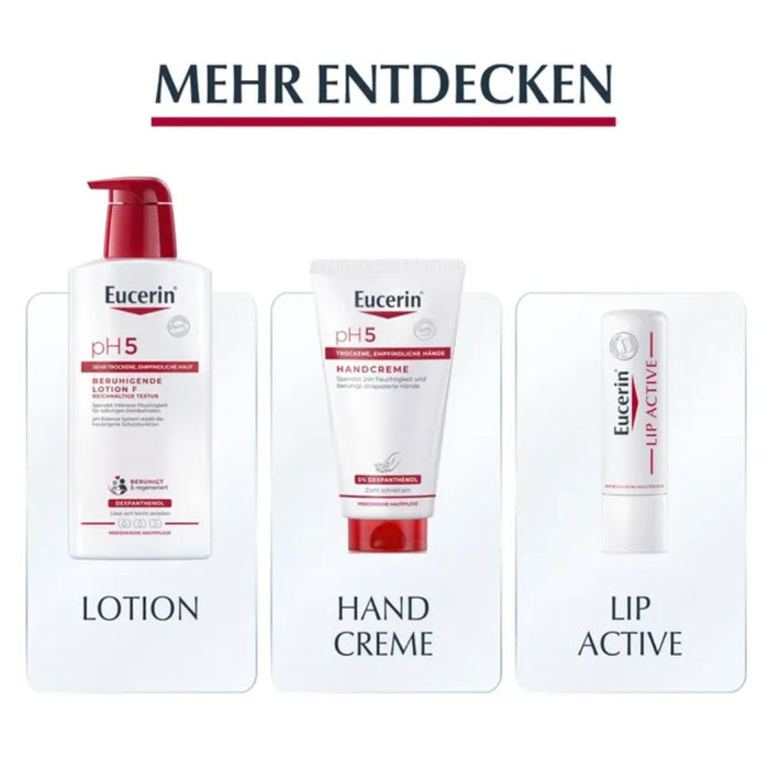 Eucerin pH5 Waschlotion für Körper, Gesicht und Hände für empfindliche Haut Nachfüllbeutel, 400 ml Lotion