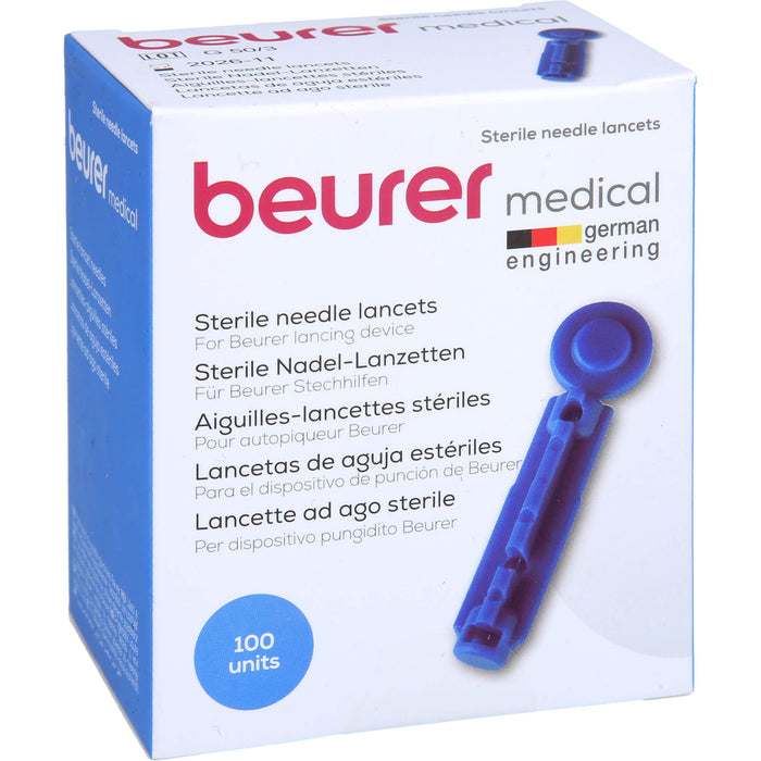 Beurer sterile Nadel-Lanzetten, 100 pcs. Cannulas