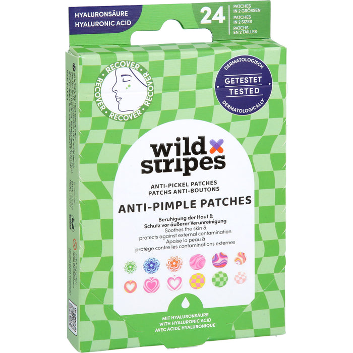 Wild Stripes Anti-Pickel Patches Groovy Recover, 24 pcs. Patch