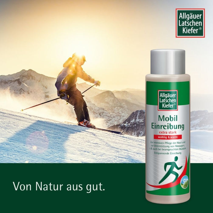 Allgäuer Latschenkiefer Einreibung extra stark - wohlig & warm, 250 ml Lösung