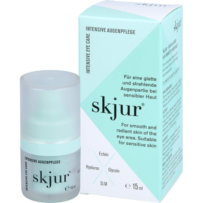 Skjur Intensive Augenpflege für eine glatte und strahlende Augenpartie, 15 ml Cream