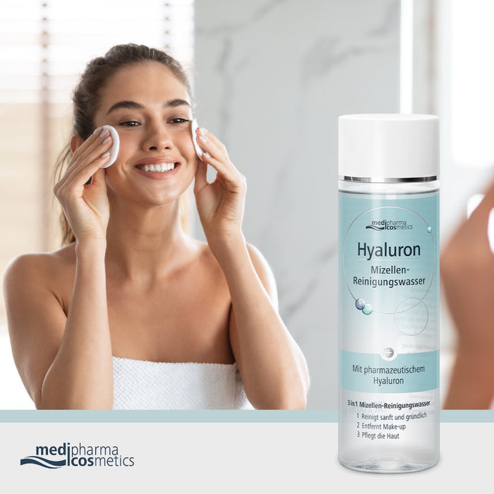 Medipharma Cosmetics Hyaluron Mizellen-Reinigungswasser, 200 ml Solution