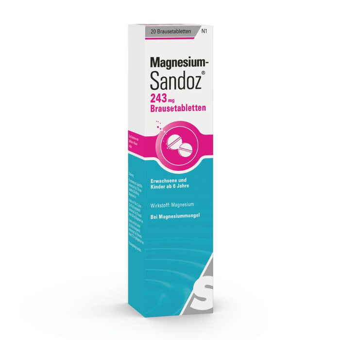 Magnesium-Sandoz 243 mg Brausetabletten, 20 pc Tablettes