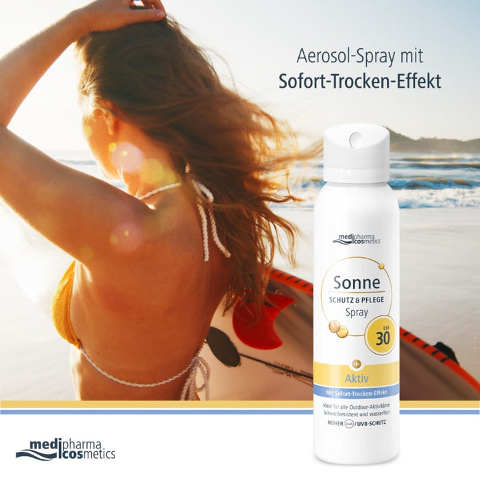 Medipharma Cosmetics Sonne Schutz & Pflege Aktiv LSF 30 Aerosol-Spray, 150 ml Lösung