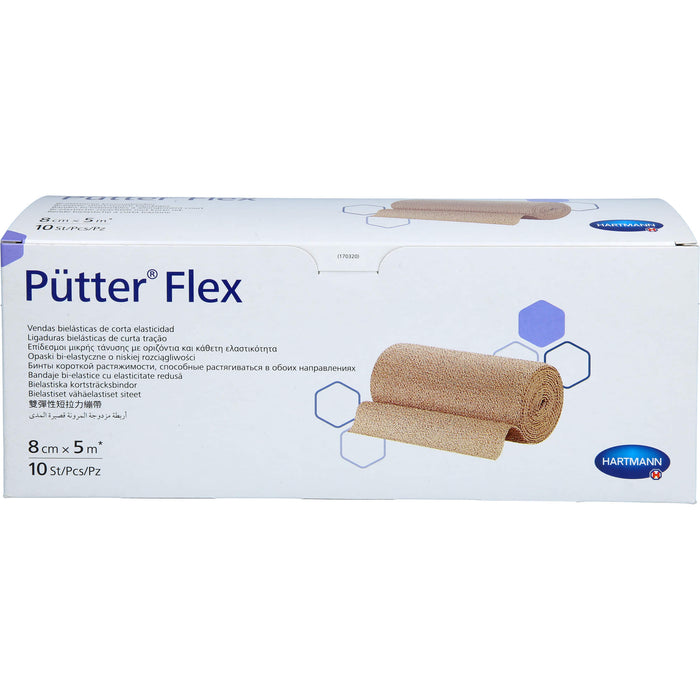 Pütter Flex Binde 8cmx5m, 10 St BIN
