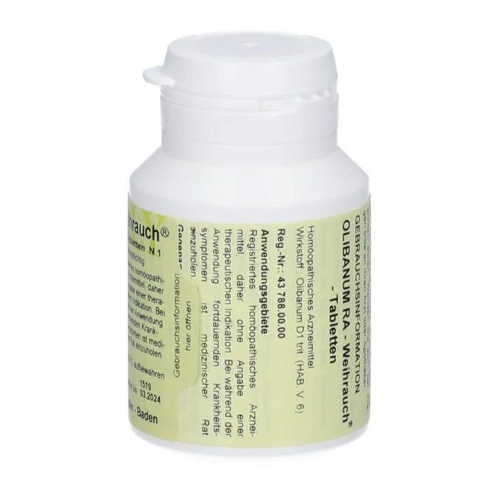 Fritz Zilly Olibanum RA Weihrauch Tabletten, 150 pc Tablettes
