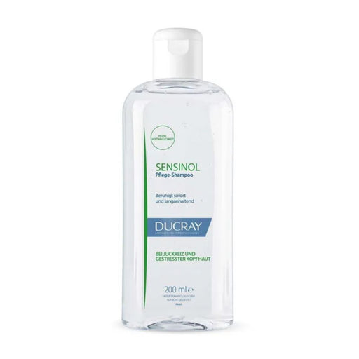 DUCRAY SENSINOL Pflegeshampoo bei Juckreiz und gestresster Kopfhaut, 200 ml Shampoo