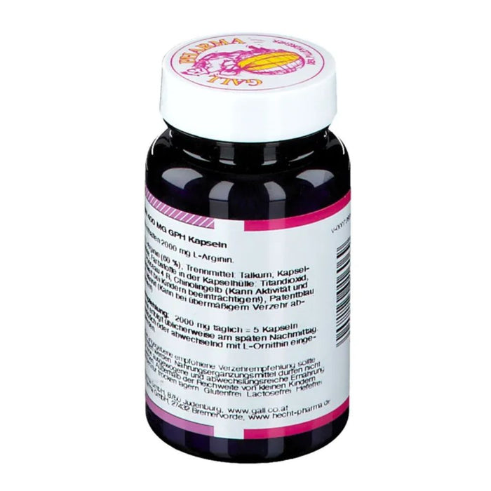 GALL PHARMA L-Arginin 400 mg GPH Kapseln, 60 St. Kapseln