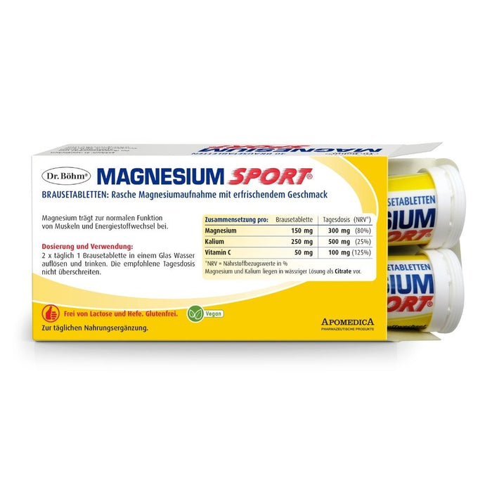 Dr. Böhm Magnesium Sport, 40 pcs. Effervescent tablets