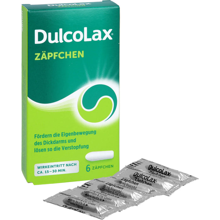 Dulcolax Zäpfchen Original Sanofi-Aventis, 6 St. Zäpfchen