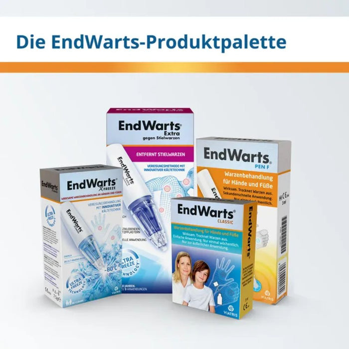 EndWarts PEN F Warzenbehandlung für Hände und Füße, 3 ml Solution