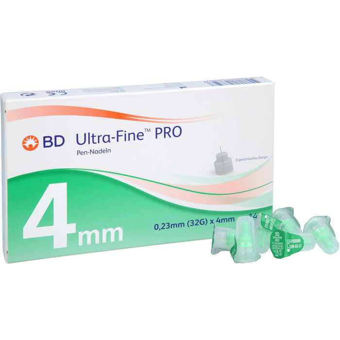 BD Ultra-Fine Pro 4 mm Pen-Nadel, 14 St. Packung