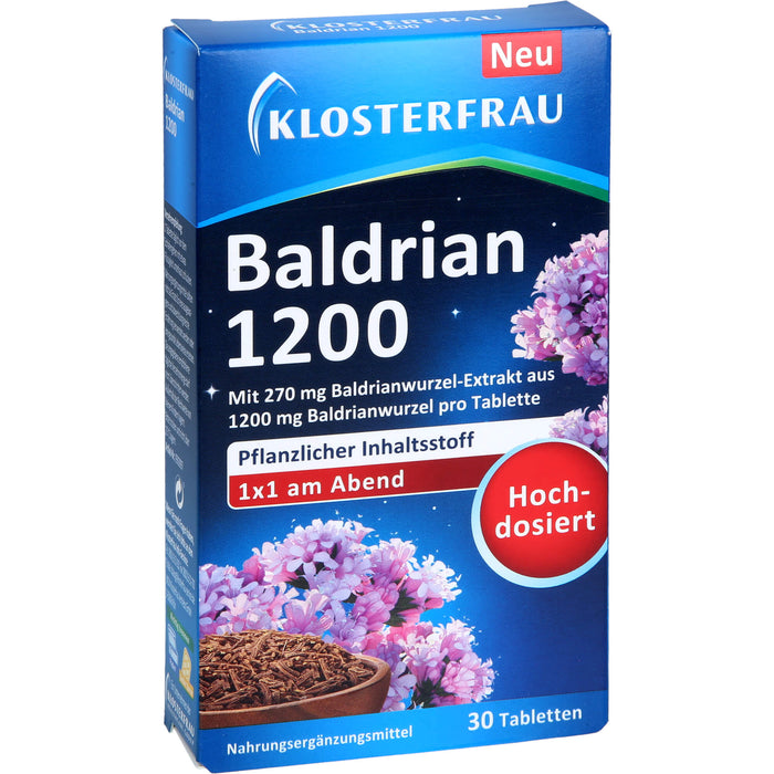 Klosterfrau Baldrian 1200 Tabletten, 30 pcs. Tablets