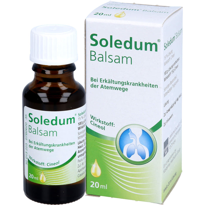 Soledum Balsam Tropfen bei Erkältungskrankheiten der oberen Luftwege, 20 ml Solution