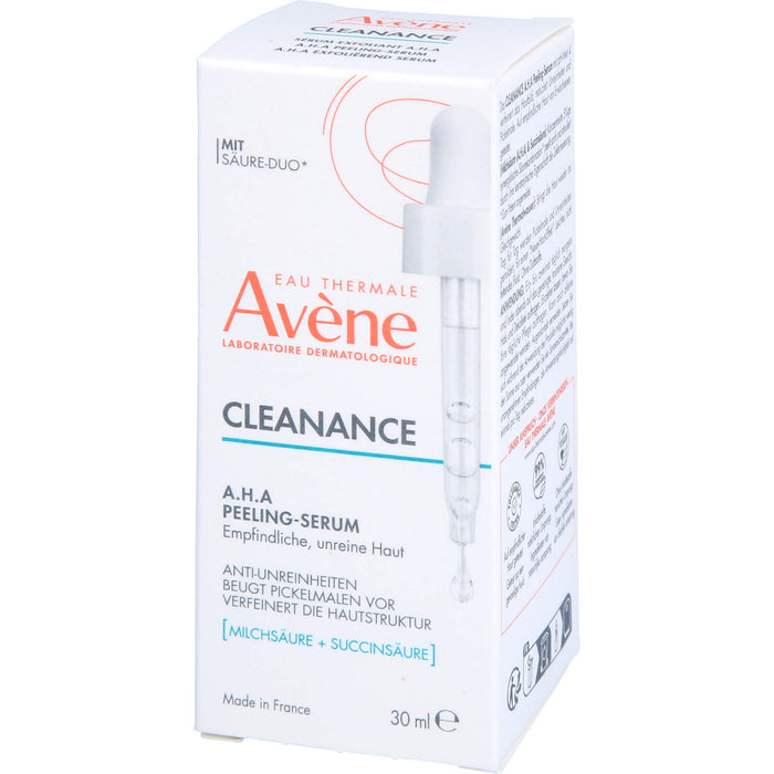 Avène Cleanance A.H.A Peeling-Serum für empfindliche, unreine Haut, 30 ml Lösung