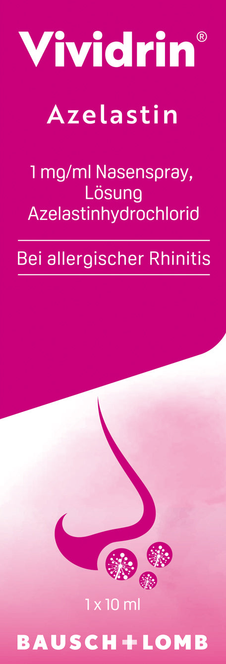Vividrin Azelastin Nasenspray, 10 ml Lösung