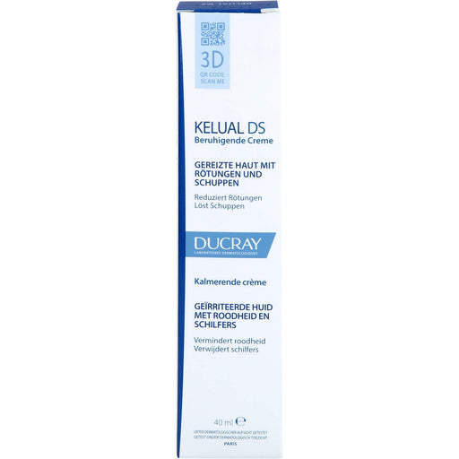 DUCRAY KELUAL DS beruhigende Creme reduziert Rötungen und löst Schuppen, 40 ml Creme