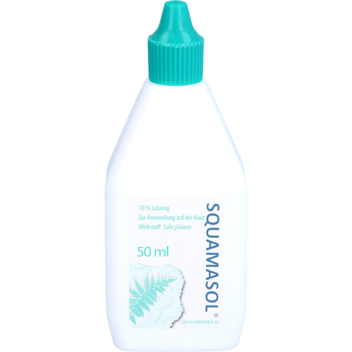 Squamasol 10 % Lösung zur Lösung von Schuppen und Krusten bei Kopfhauterkrankungen, 50 ml Solution