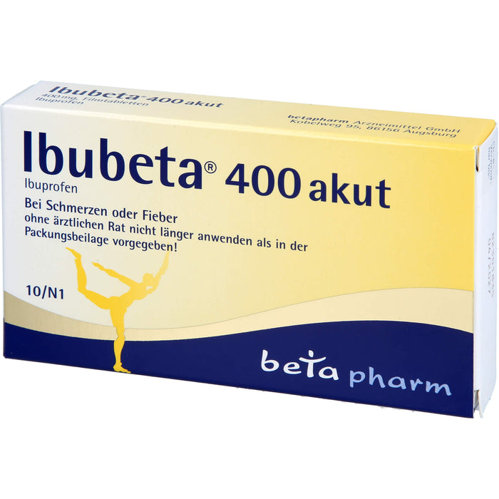 Ibubeta 400 akut Filmtabletten, 10 St. Tabletten