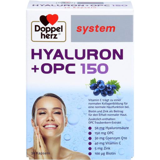 Doppelherz system Hyaluron + OPC 150 Kapseln, 30 St. Kapseln