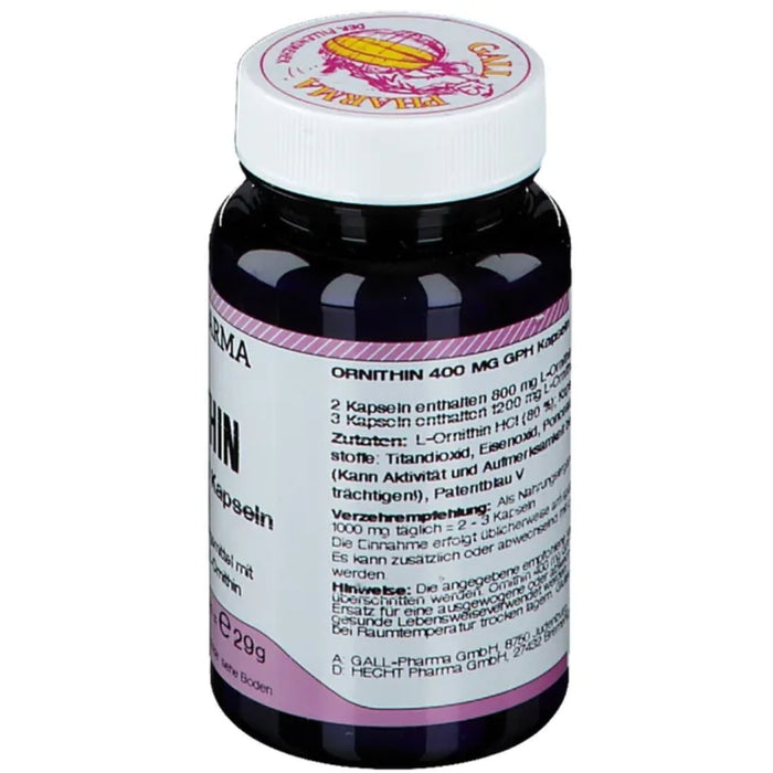 GALL PHARMA Ornithin 400 mg GPH Kapseln, 60 pc Capsules