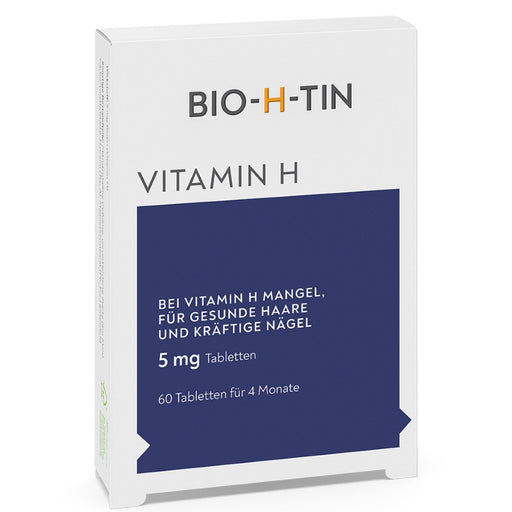 BIO-H-TIN Vitamin H Tabletten 5 mg für 4 Monate, 60 St. Tabletten