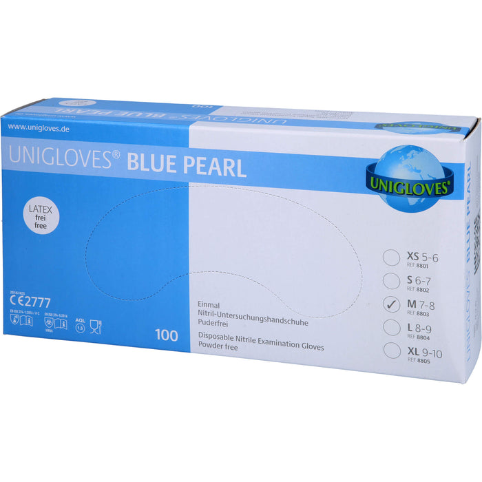 Einmal Handschuhe Nitril blau M, 100 pcs. Gloves