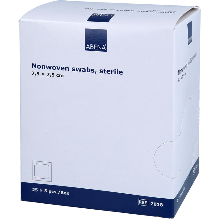 ABENA sterile Vlieskompressen 7,5 x 7,5 cm, 125 St. Kompressen