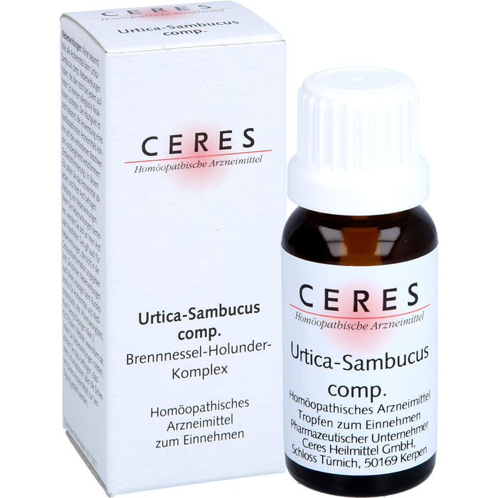 Ceres Urtica sambucus comp. Tropf., 20 ml Lösung