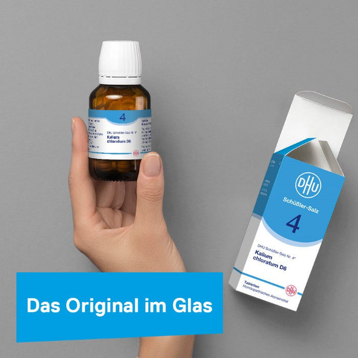 DHU Schüßler-Salz Nr. 4 Kalium chloratum D6, 900 pcs. Tablets