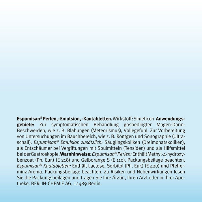 Espumisan Kautabletten, 500 pcs. Tablets